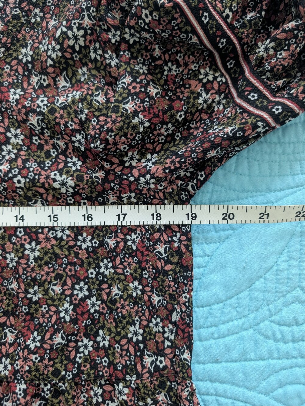 Max Studio Boho Floral Print Long Sleeve Top Cottagecore Size S* - Picture 14 of 16